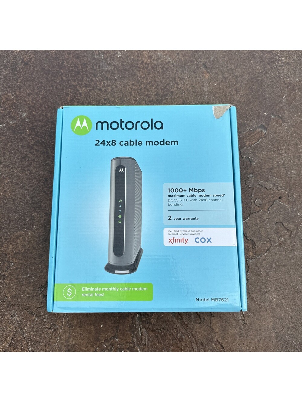 Motorola MB7621 1802 V1.0 Modem 1000 MBPS 24x8 Cable ~ Brand New